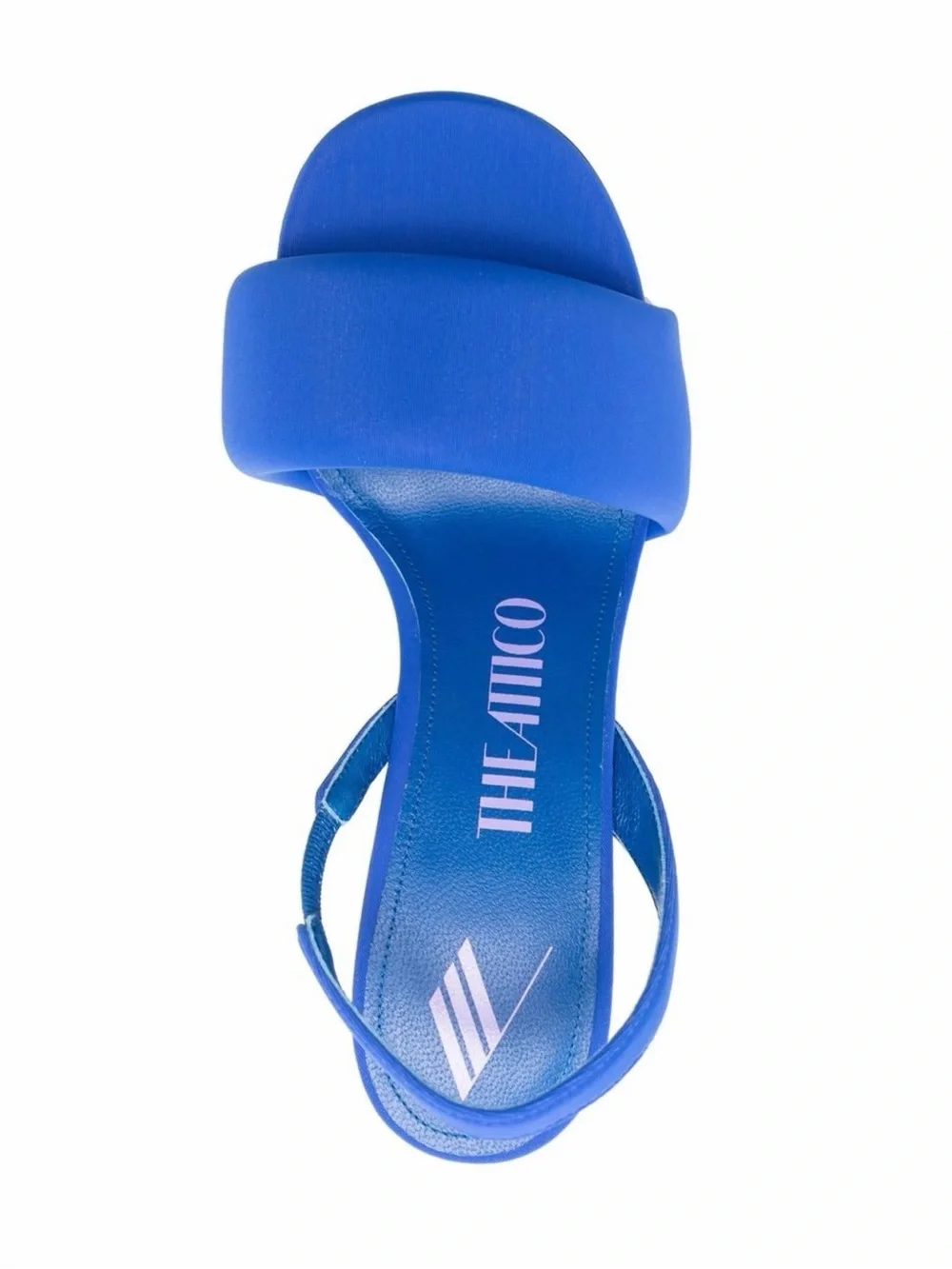 The Attico Electric Blue Open-Toe Slingback Heel